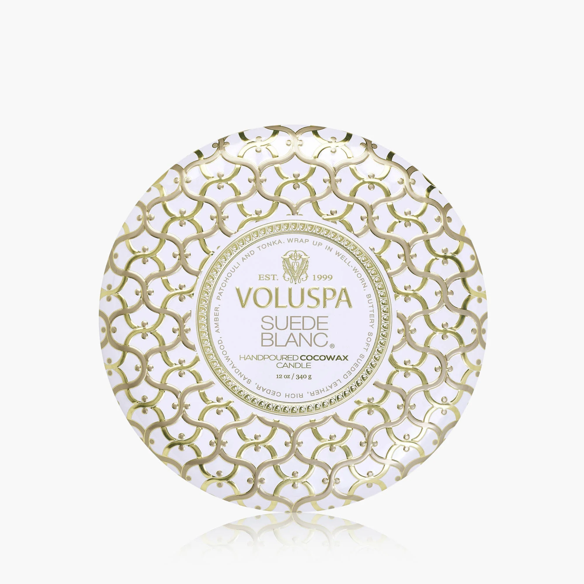 Suede Blanc - 3 Wick Tin Candle