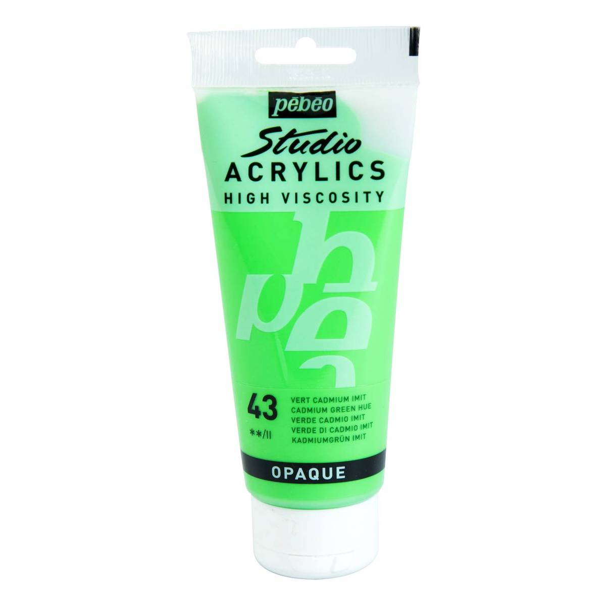 Pebeo Cadmium Green Studio Acrylic Paint 100ml