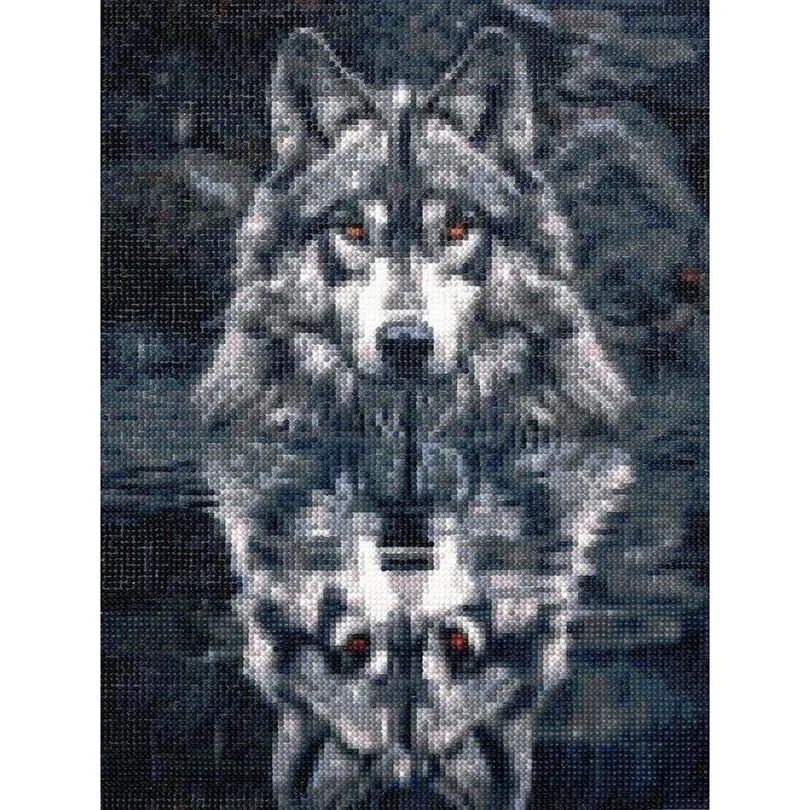 Bastelset 4-teilig Wolf