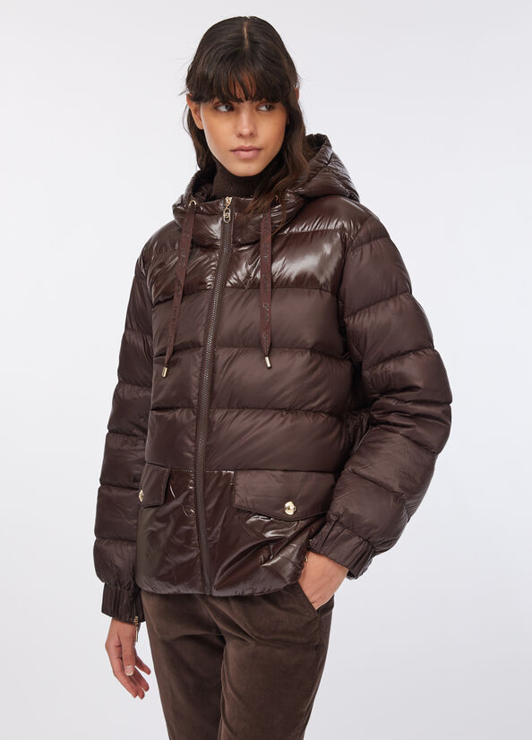 Giacca in nylon trapuntato