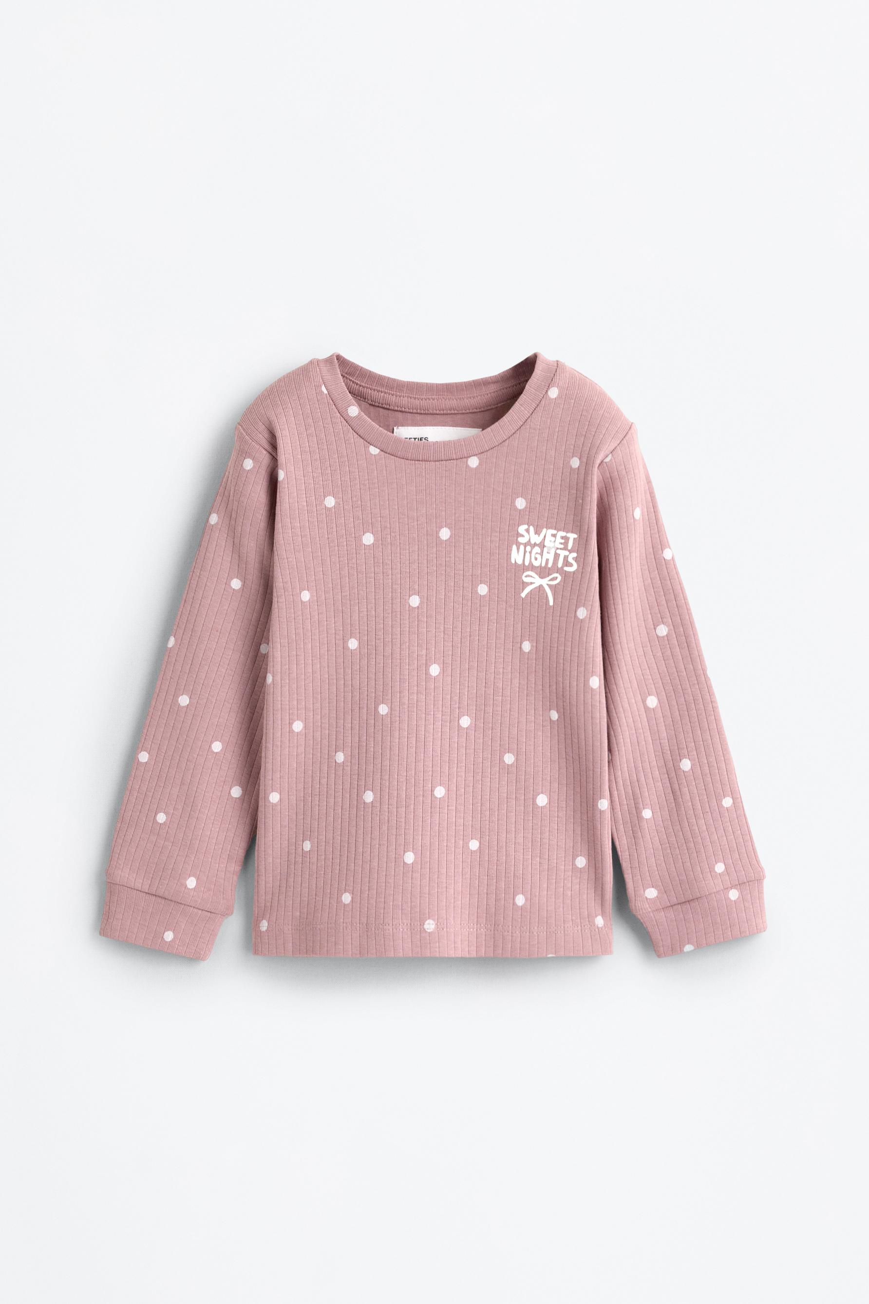 Pijama canalé estampado