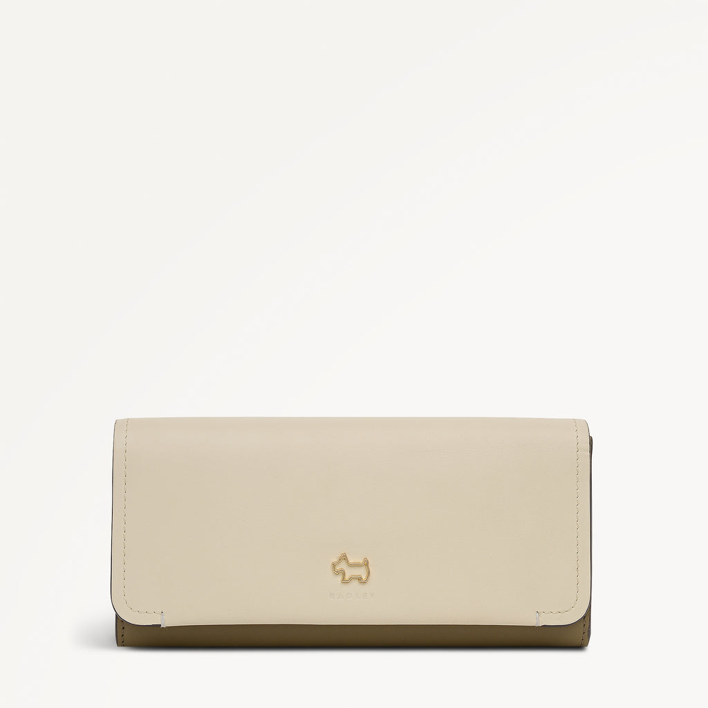 Beech Row - Colourblock - Large Flapover Wallet