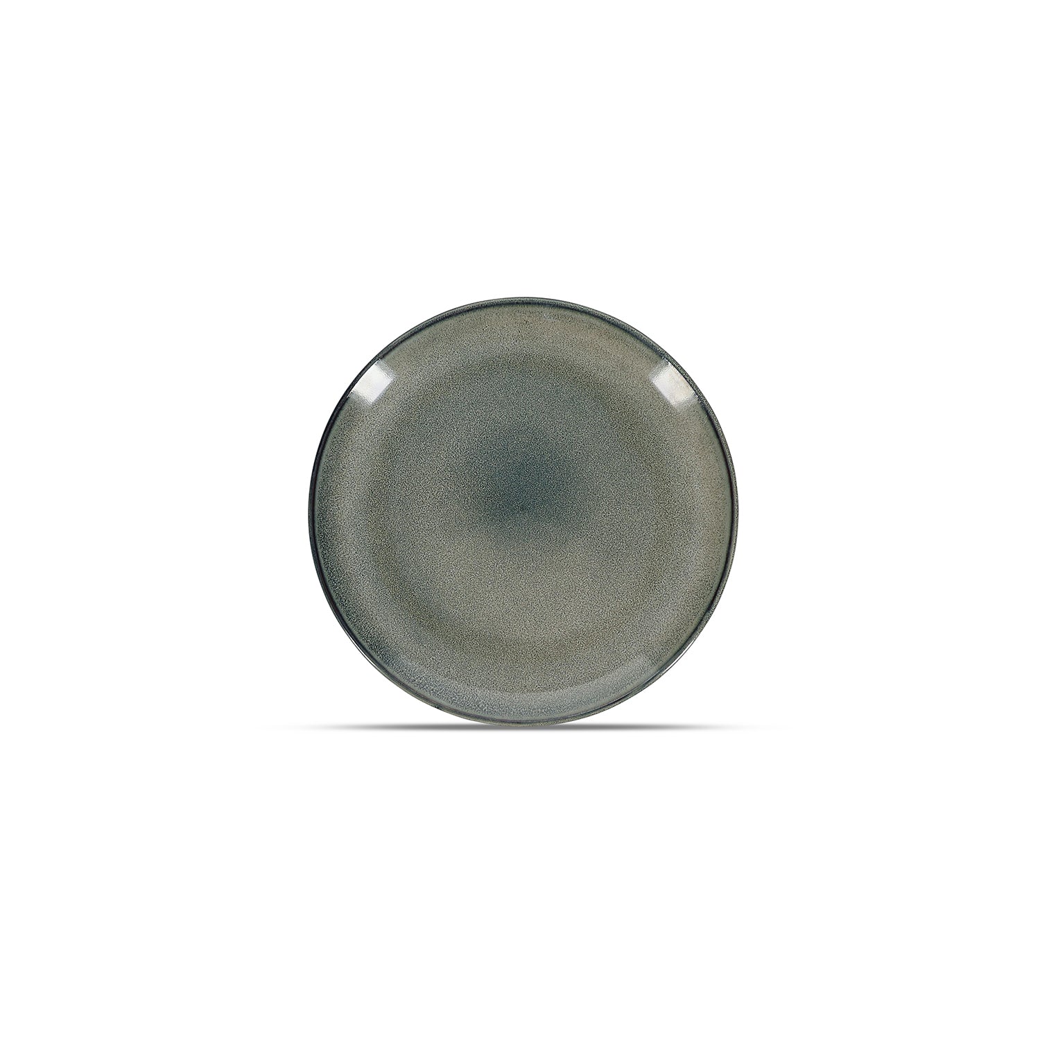 Salt & Pepper - Plat bord 20cm groen/blauw Meridian - Set van 4