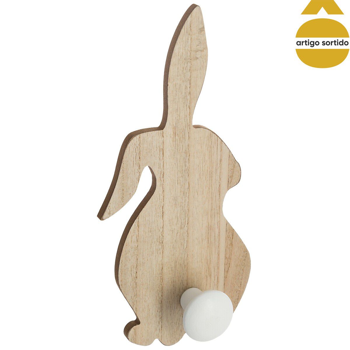 Cabide decorativo coelho em mdf