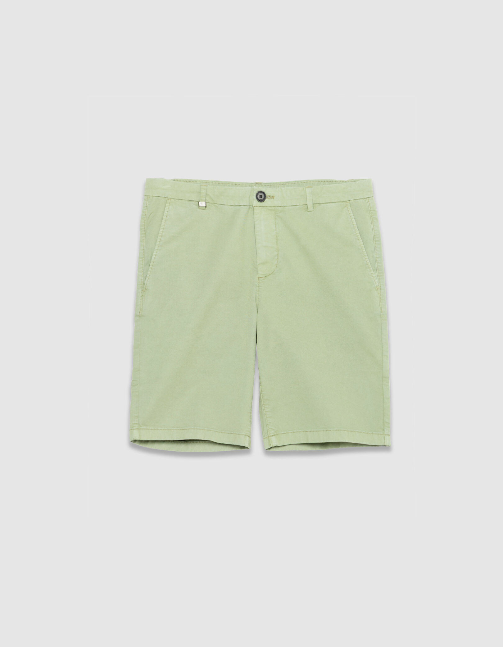 Bermuda chino bleu Homme