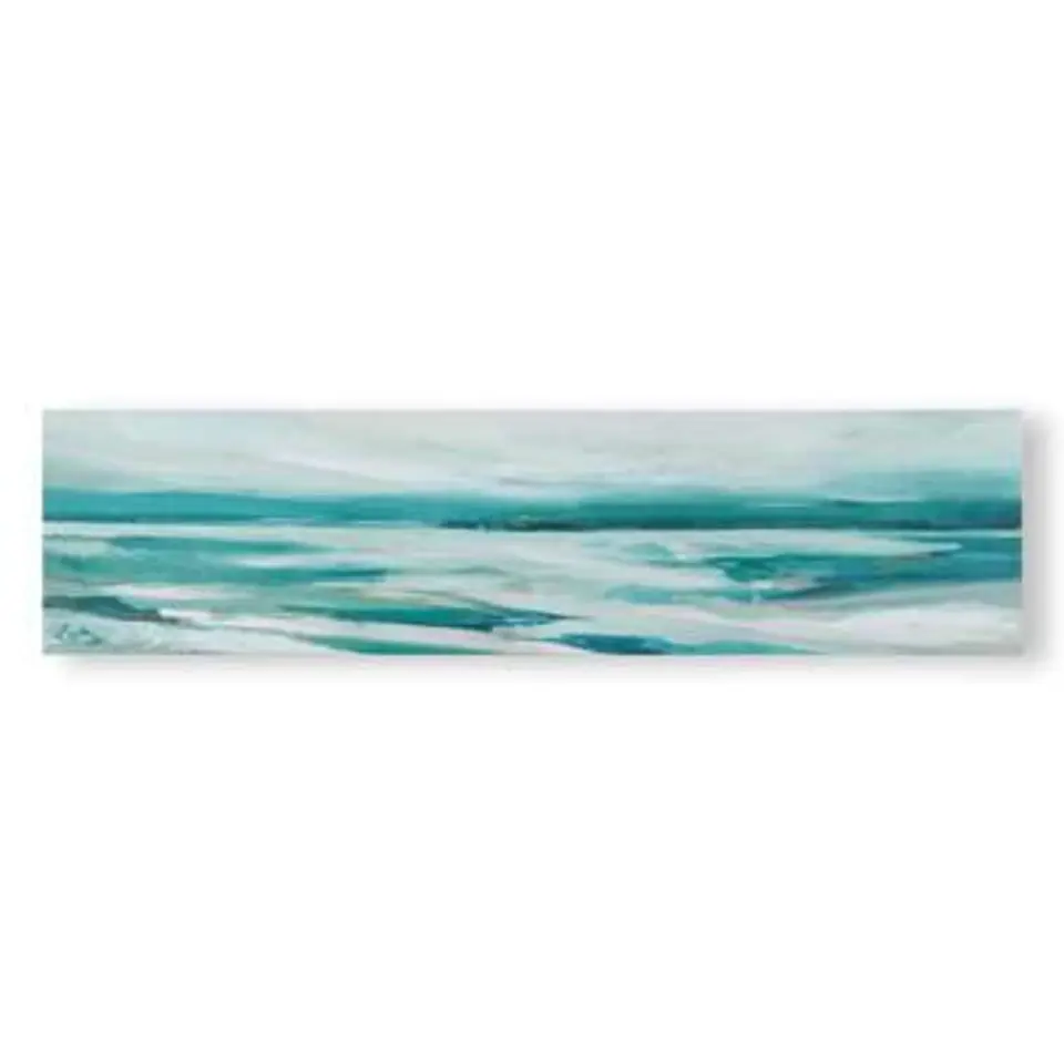 Art for the Home - Canvas - Abstracte Kust - 30x120 cm