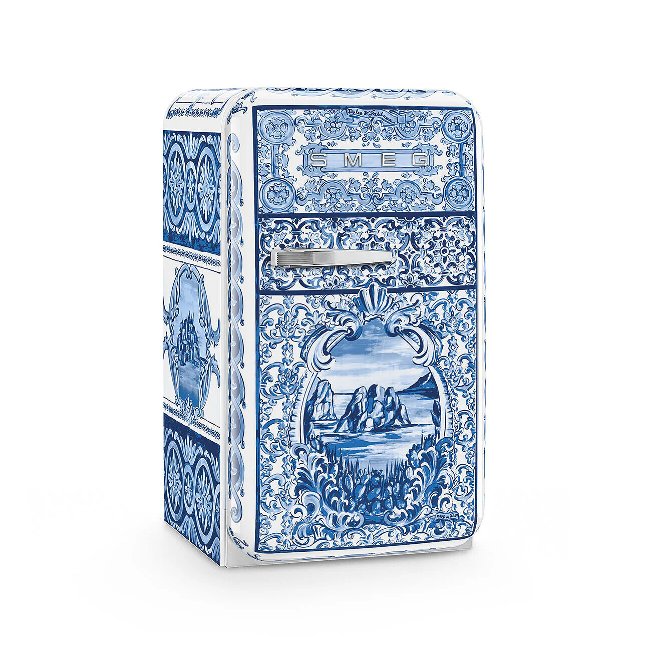 40cm 50s Style Right Hand Hinge Mini Bar - Dolce and Gabbana Blu Mediterraneo