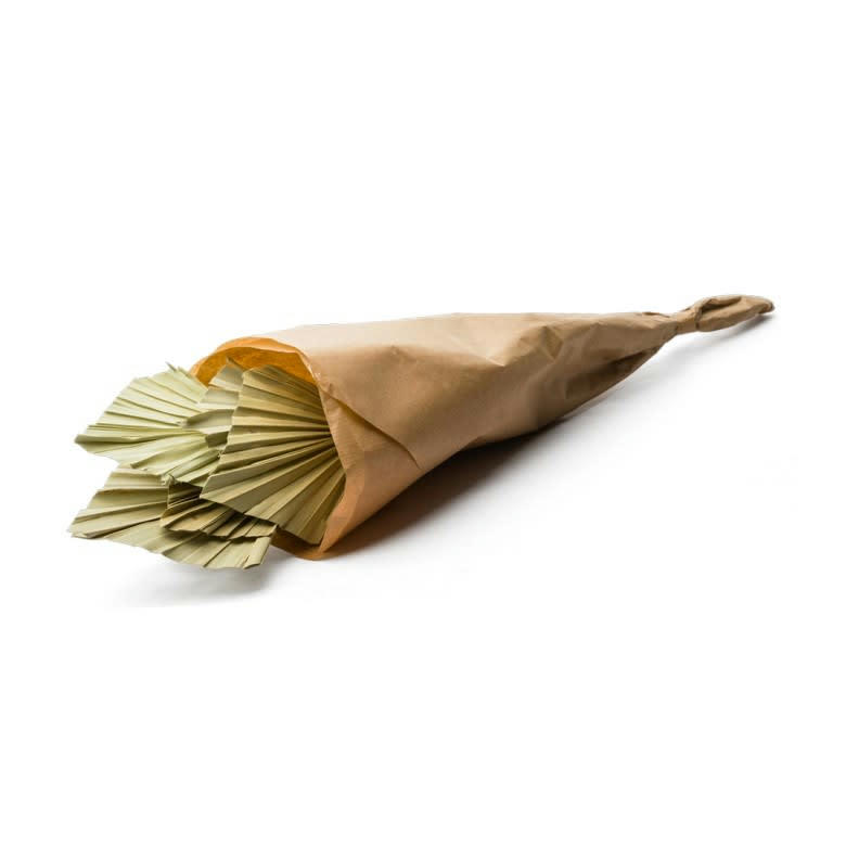 - Botte de fleurs séchées lance de palmier vert naturel