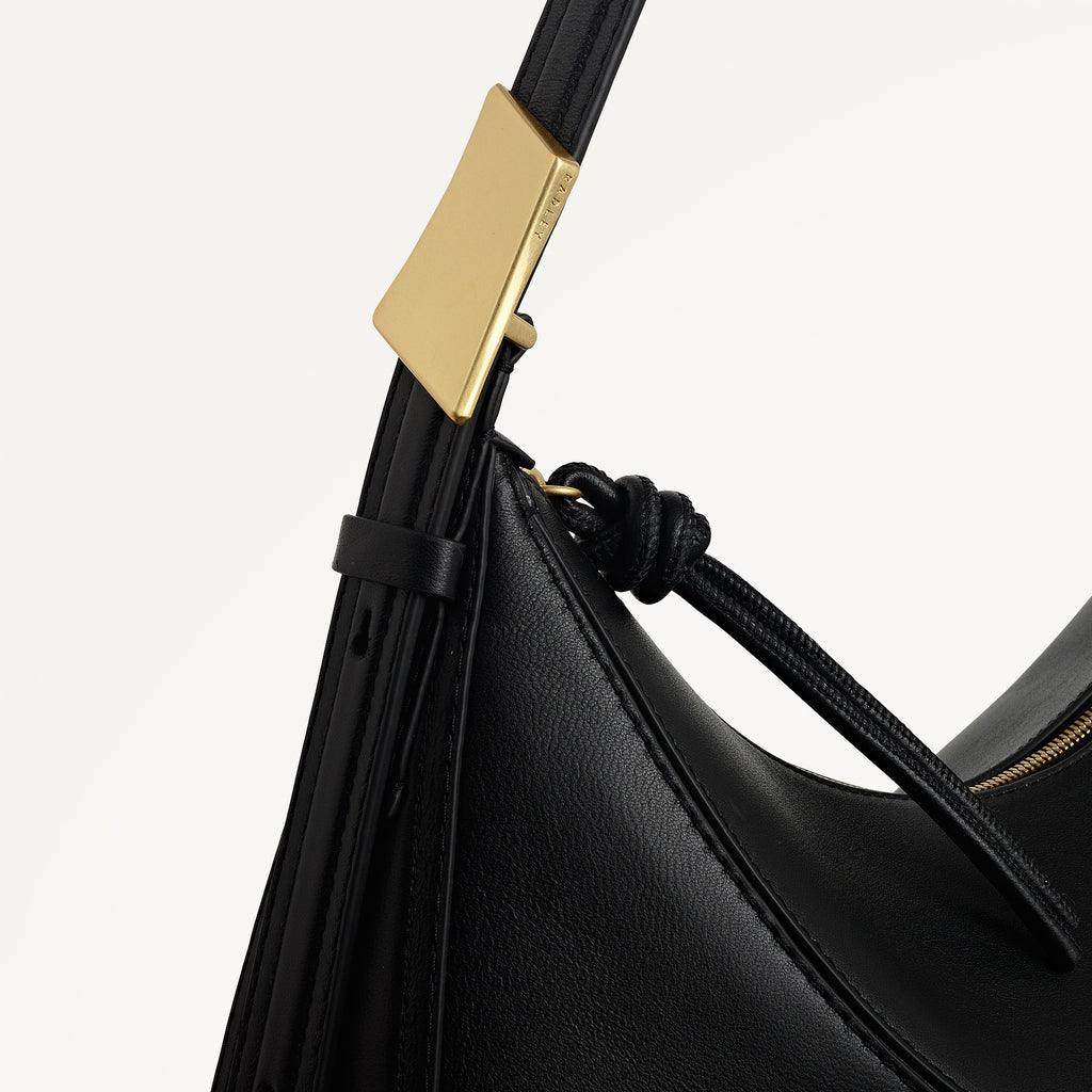 Bliss Crescent - Large Ziptop Shoulder Bag