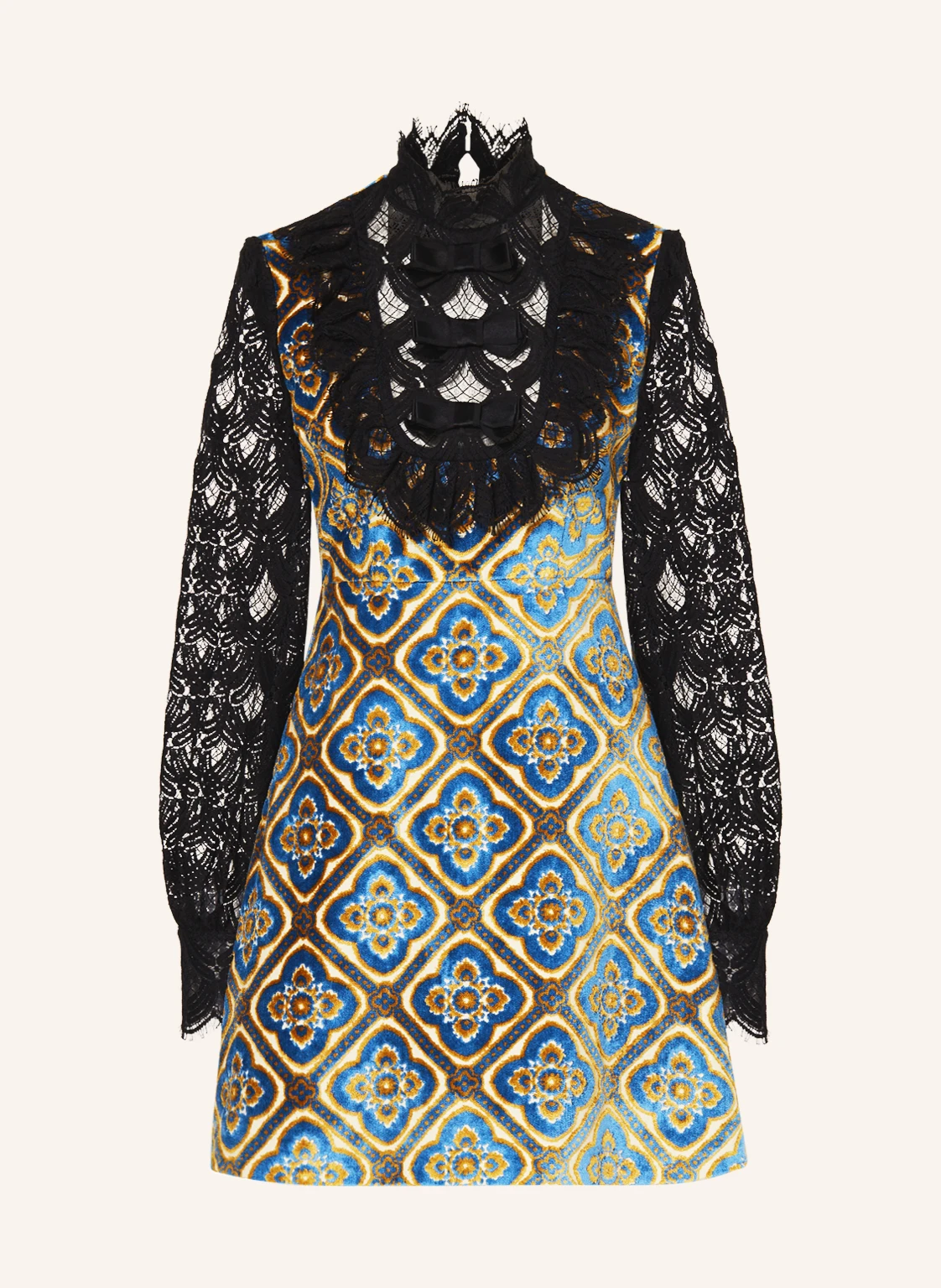 ETRO Kleid im Materialmix