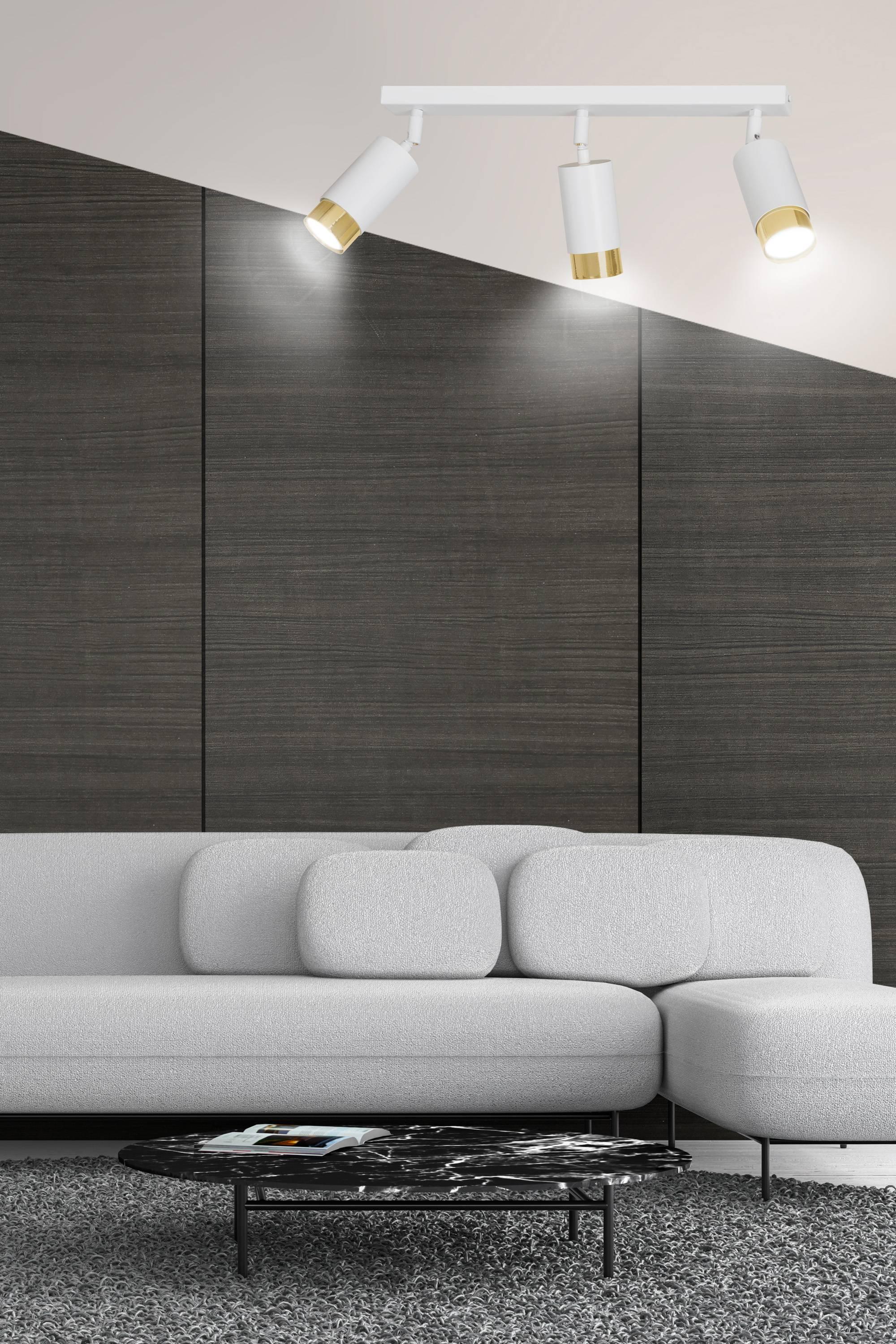 3-lichts plafondlamp Haru