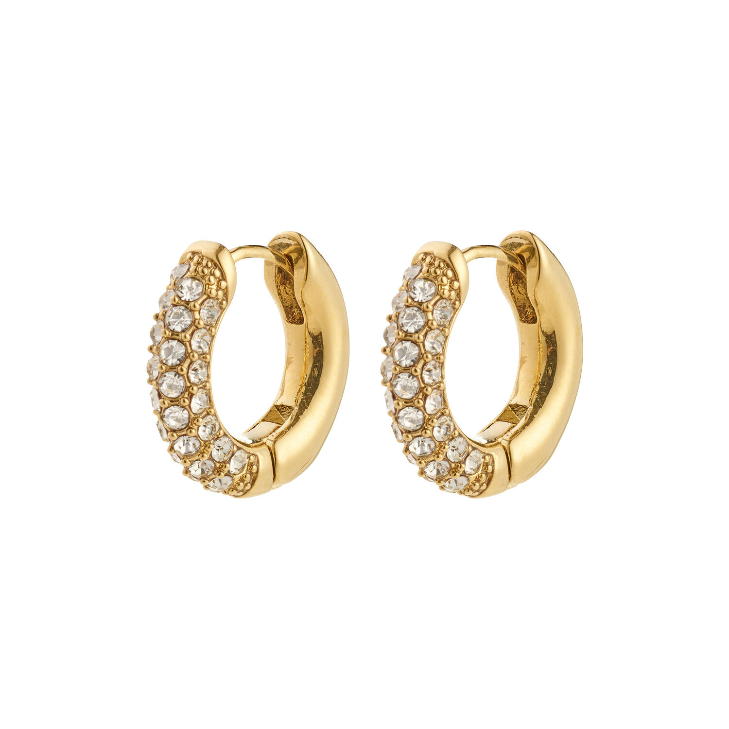 TATUM hoops Small, guldbelagt