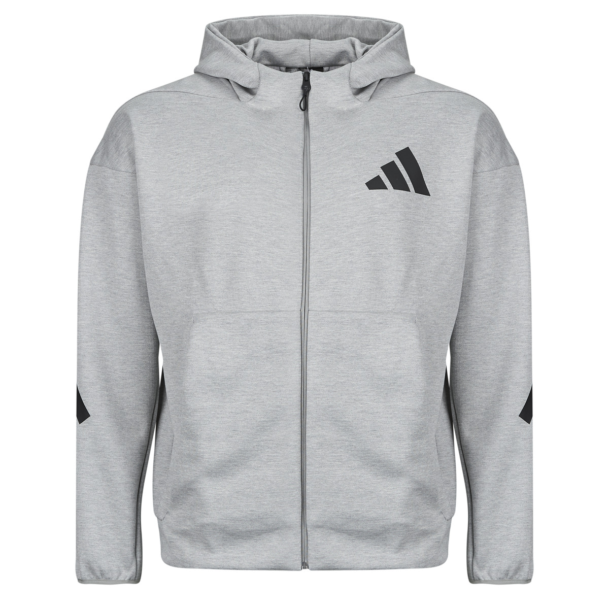 adidas - Z.N.E. Full-Zip Hooded Track Jacket - Grey / Black