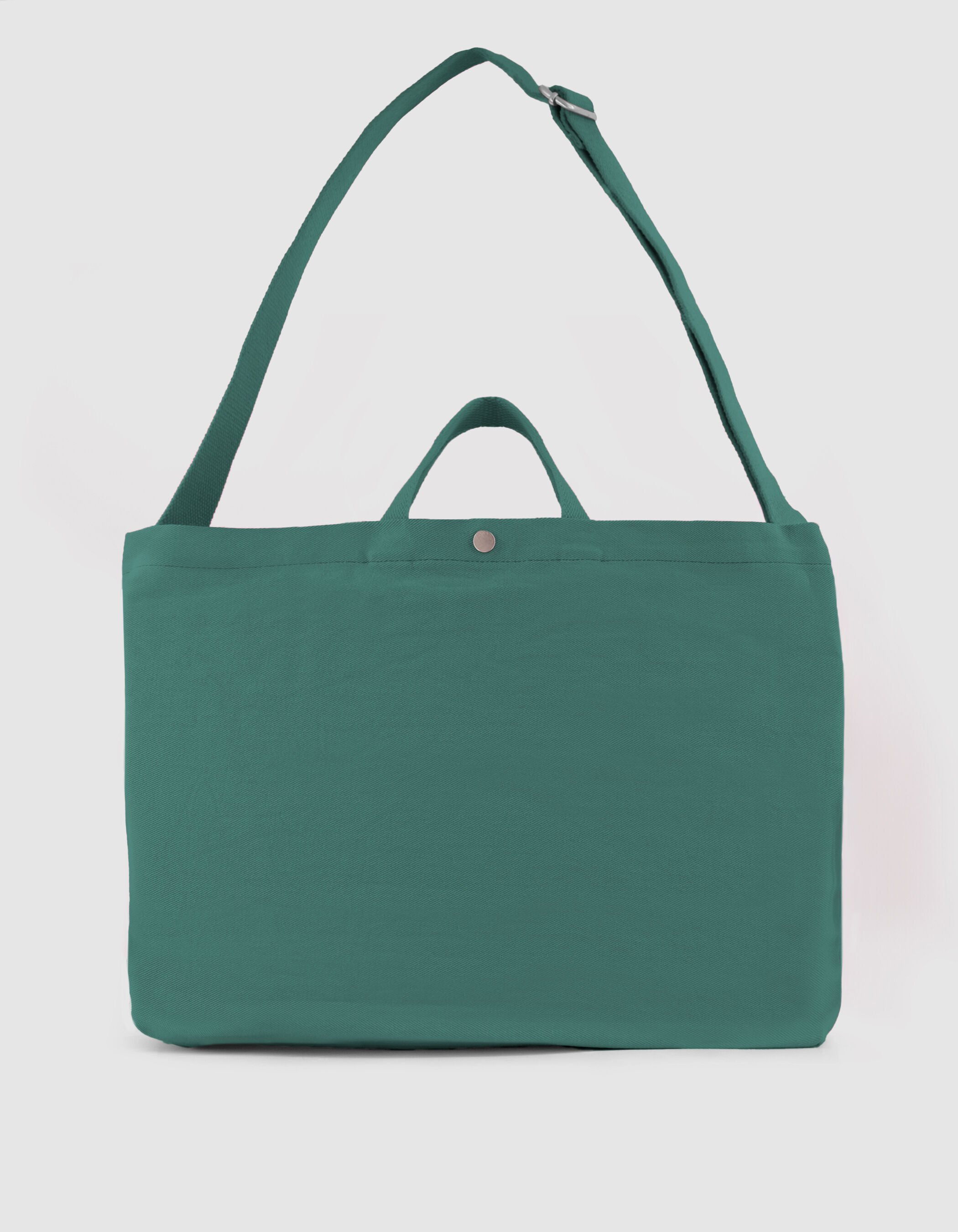 Sac totebag vert toile broderie Femme