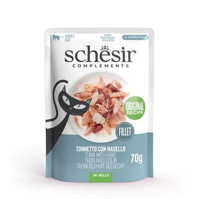 Schesir Complements Fillet in Jelly Saver Pack 24 x 70g