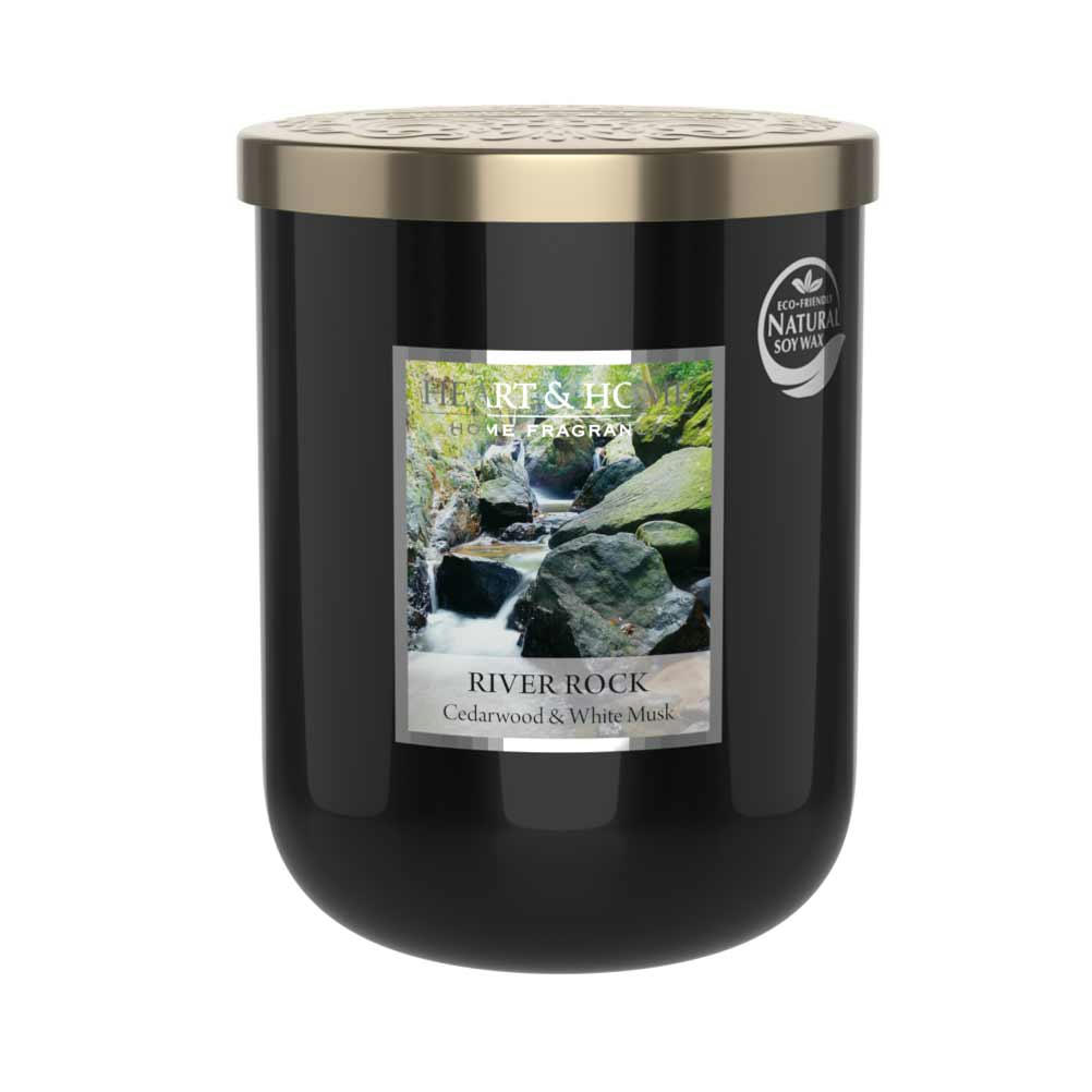 - Grande bougie heart and home eau vive et sous Bois