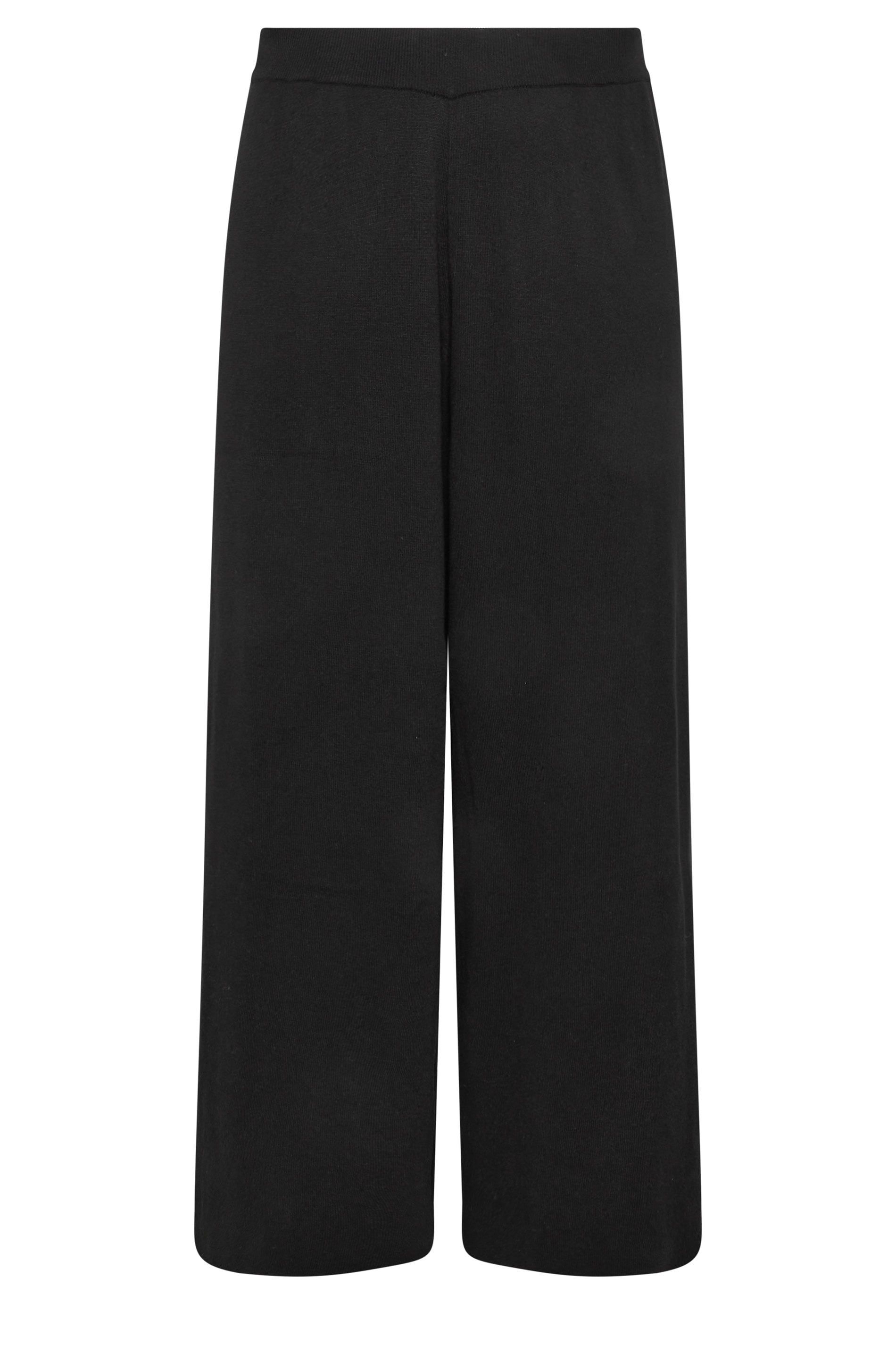 Yours Knitted Wide Leg Trousers