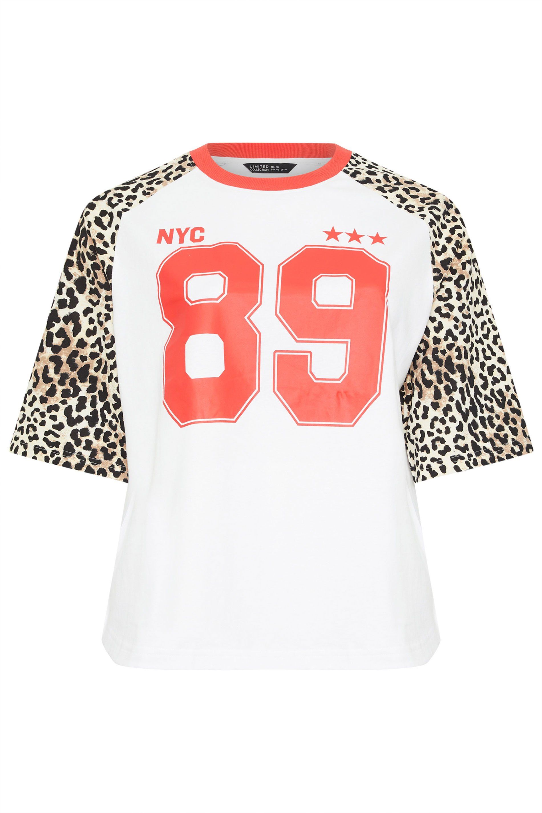 Yours 89' Leopard Print T-Shirt
