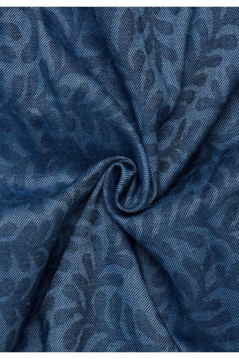 ETERNA 1863 Comfort Fit Flanellhemd dunkelblau, Bedruckt