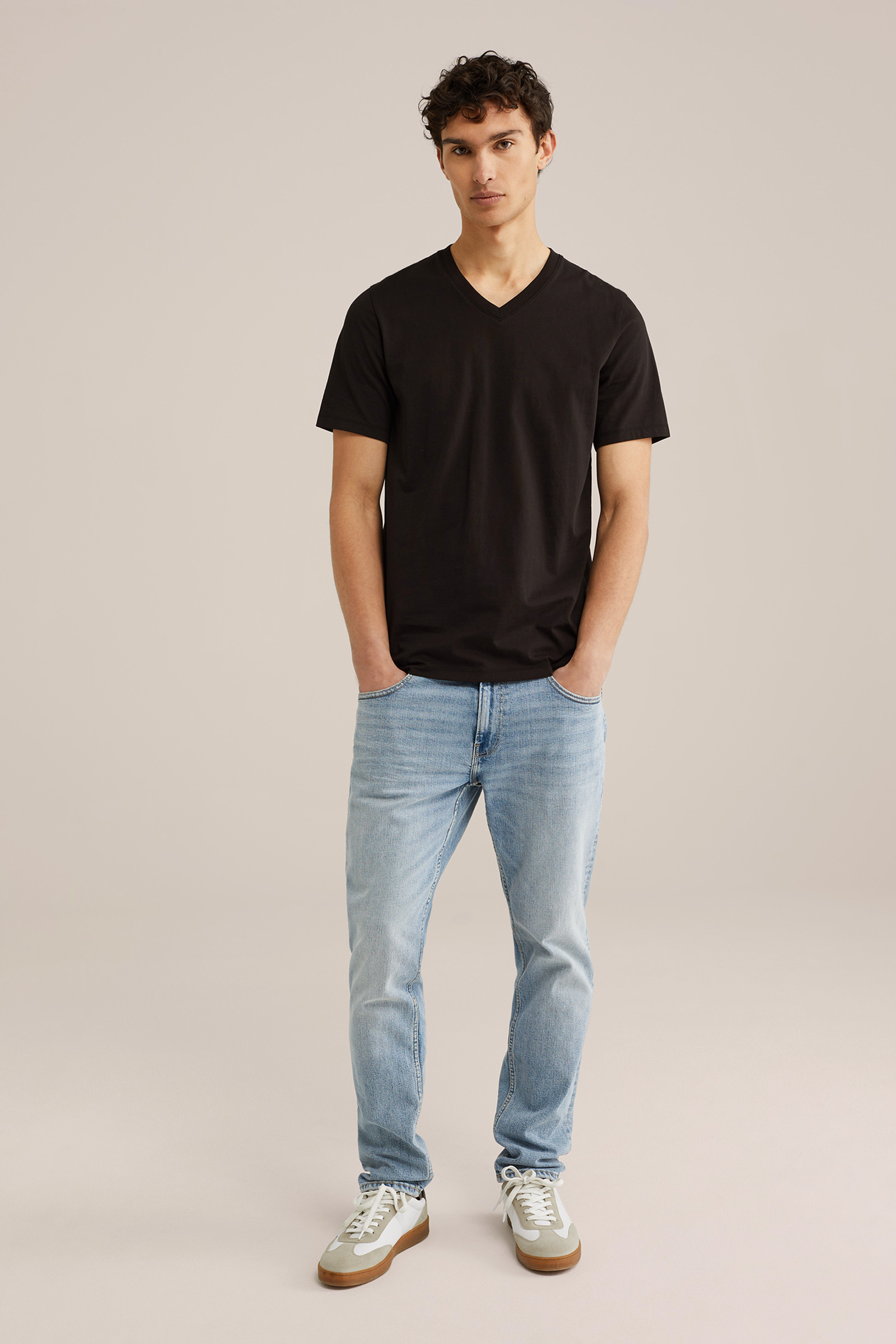 Heren Regular fit T-shirt van 100% katoen