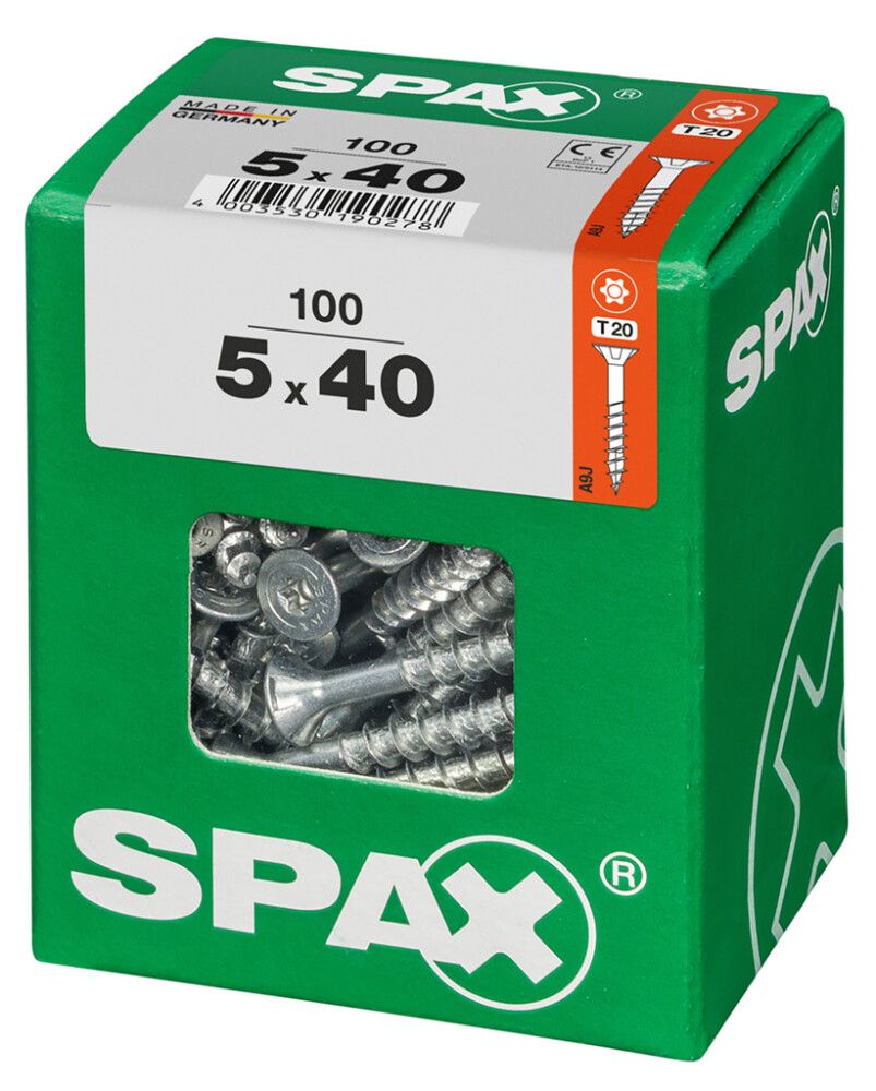 TRESKRUE SPAX TFT 5X40MM 100STK/PK