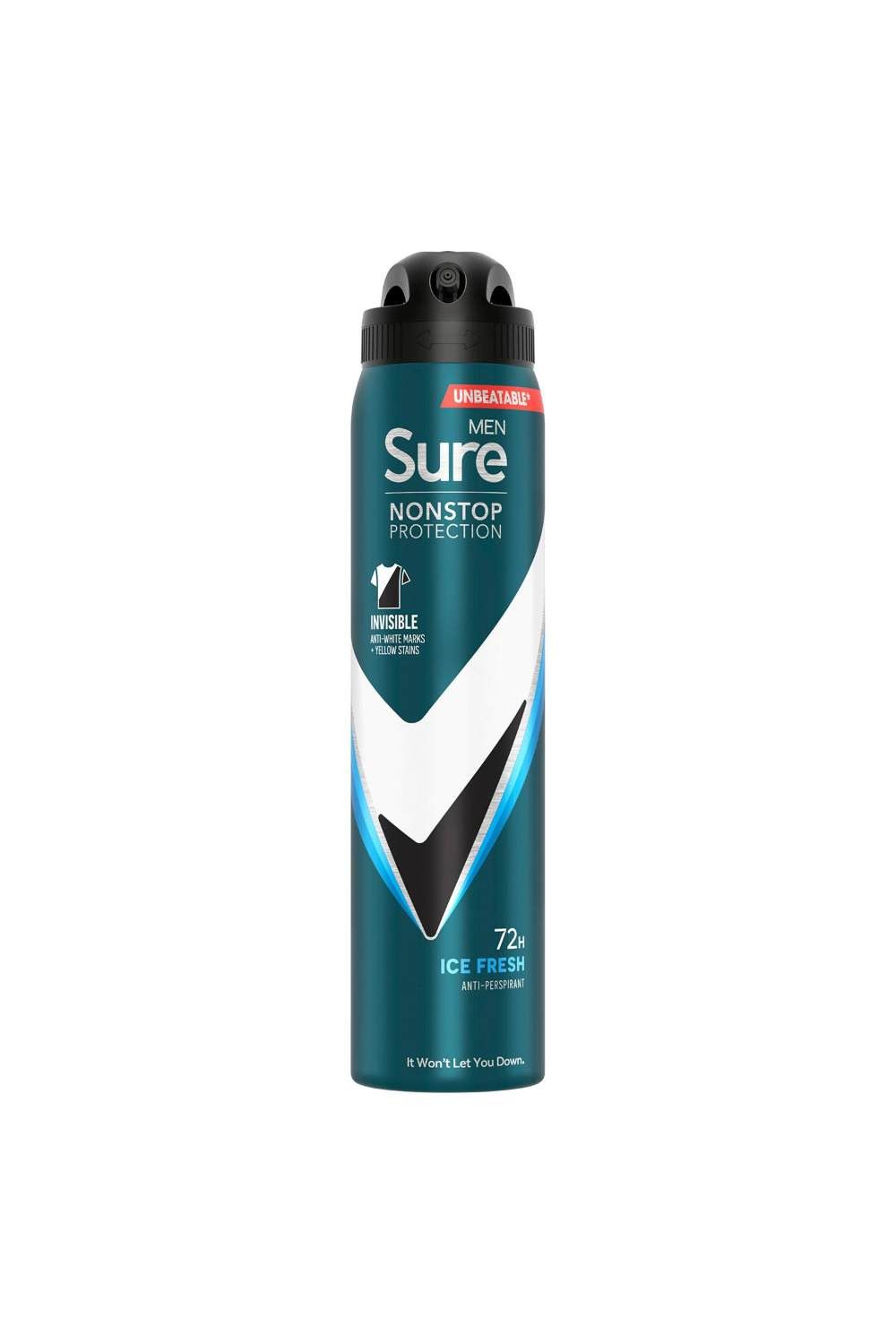 Sure Men 'Antiperspirant' 72H Protection Invisible Ice Advance Deo, 3x250ml