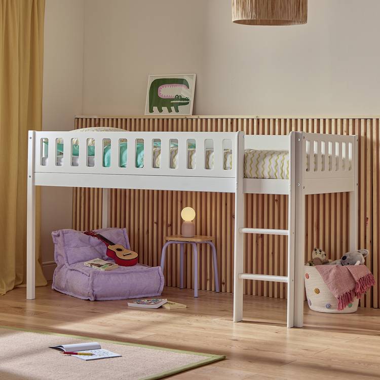 Habitat Kids Ronnie Single Midsleeper Bed - White