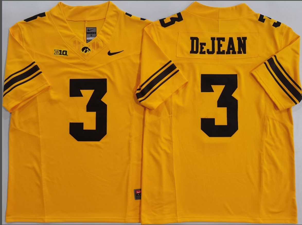 Cooper DeJean NCAA Iowa Hawkeyes Nike Vapor Limited Jersey
