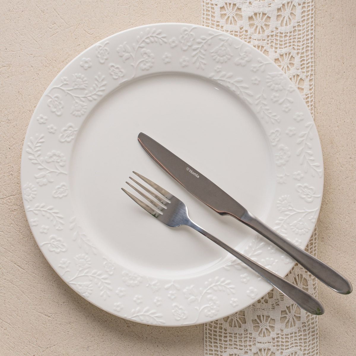 Talerz BENO obiadowy biały 27 cm