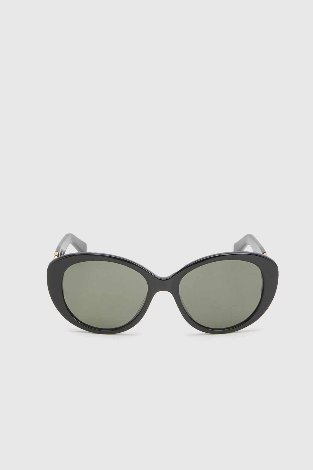 KarenMillen Squared Gold Detail Sunglasses