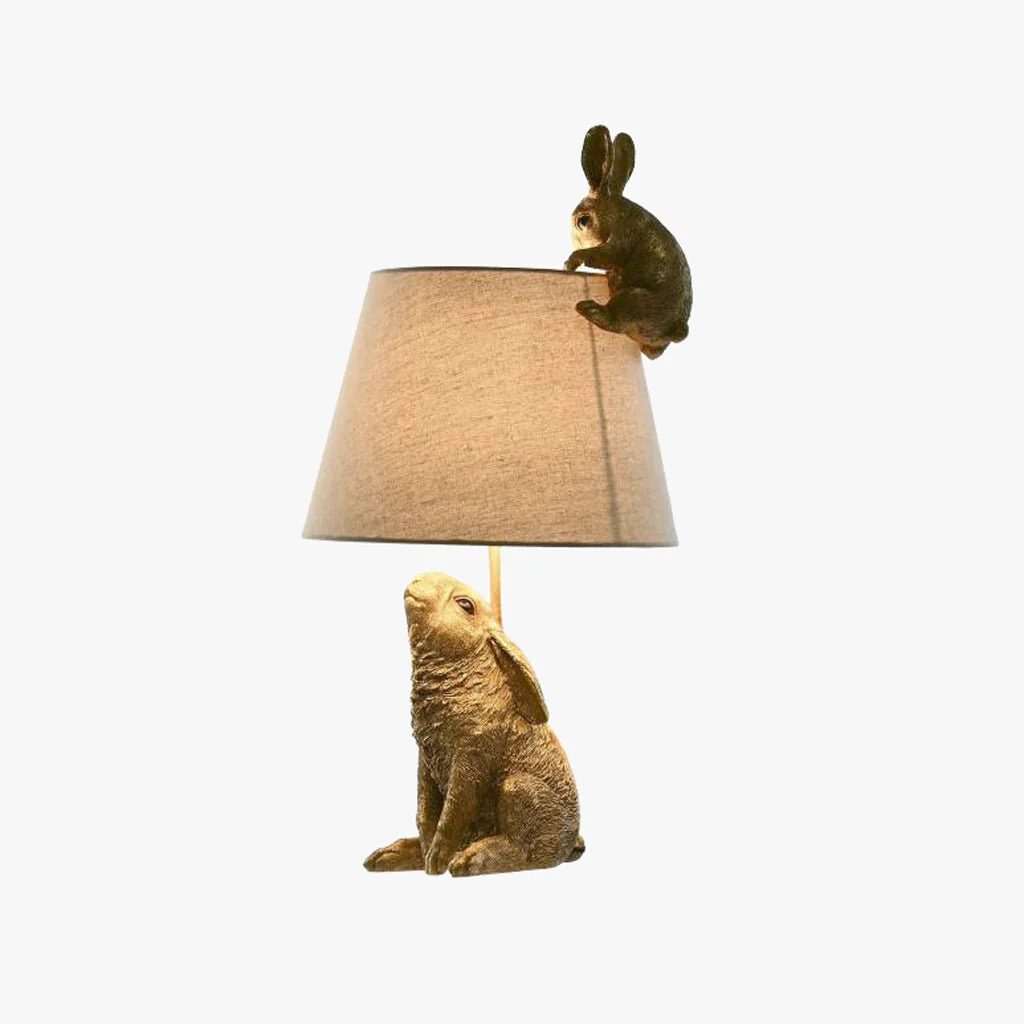 Candeeiro de Mesa Coelhos Dourados WILD LIGHT
