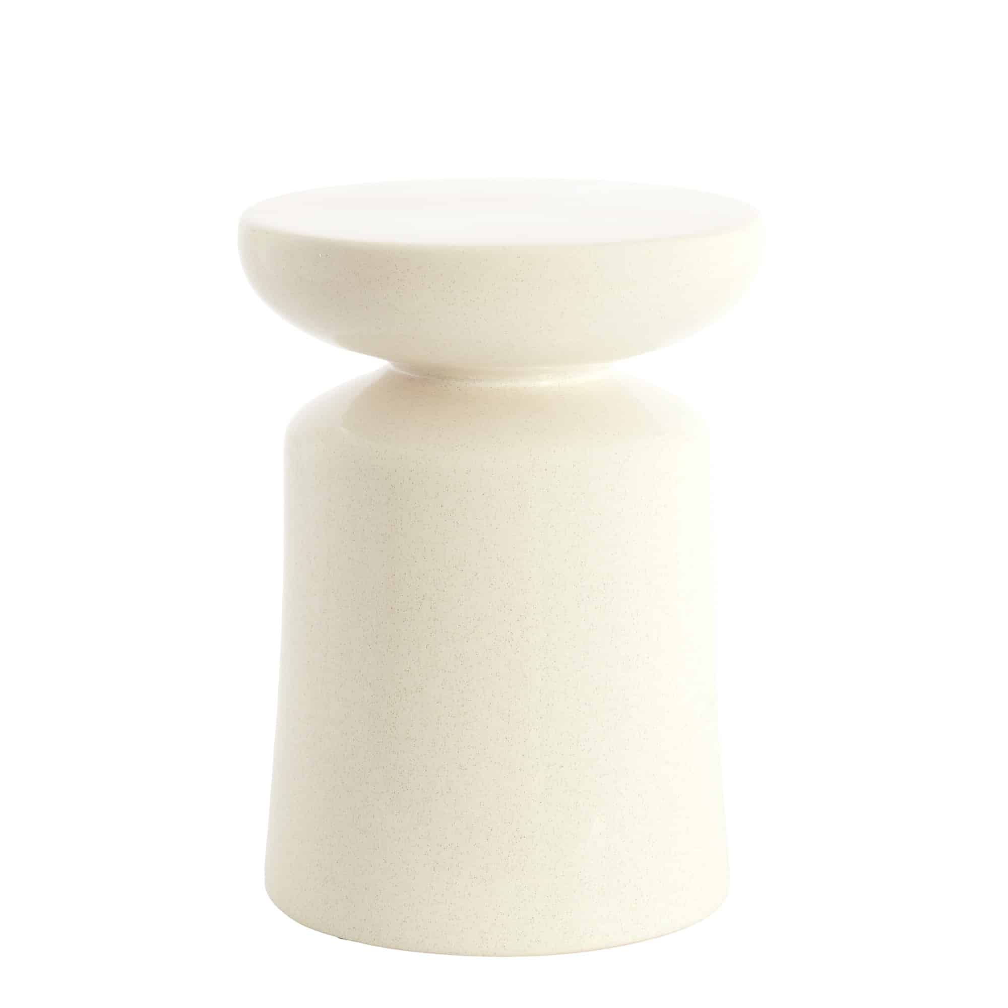 Light & Living bijzettafel Kotor - wit - Ø33.5cm