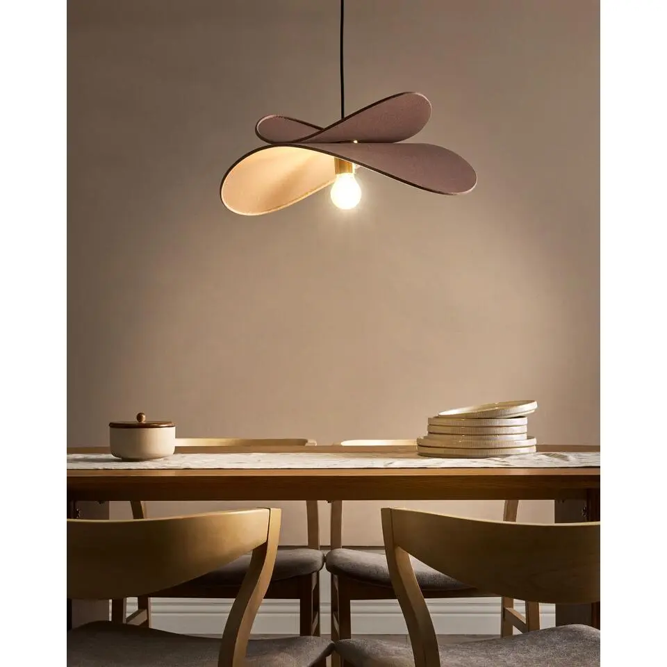 MASCOTA - Hanglamp - Bruin - Linnen