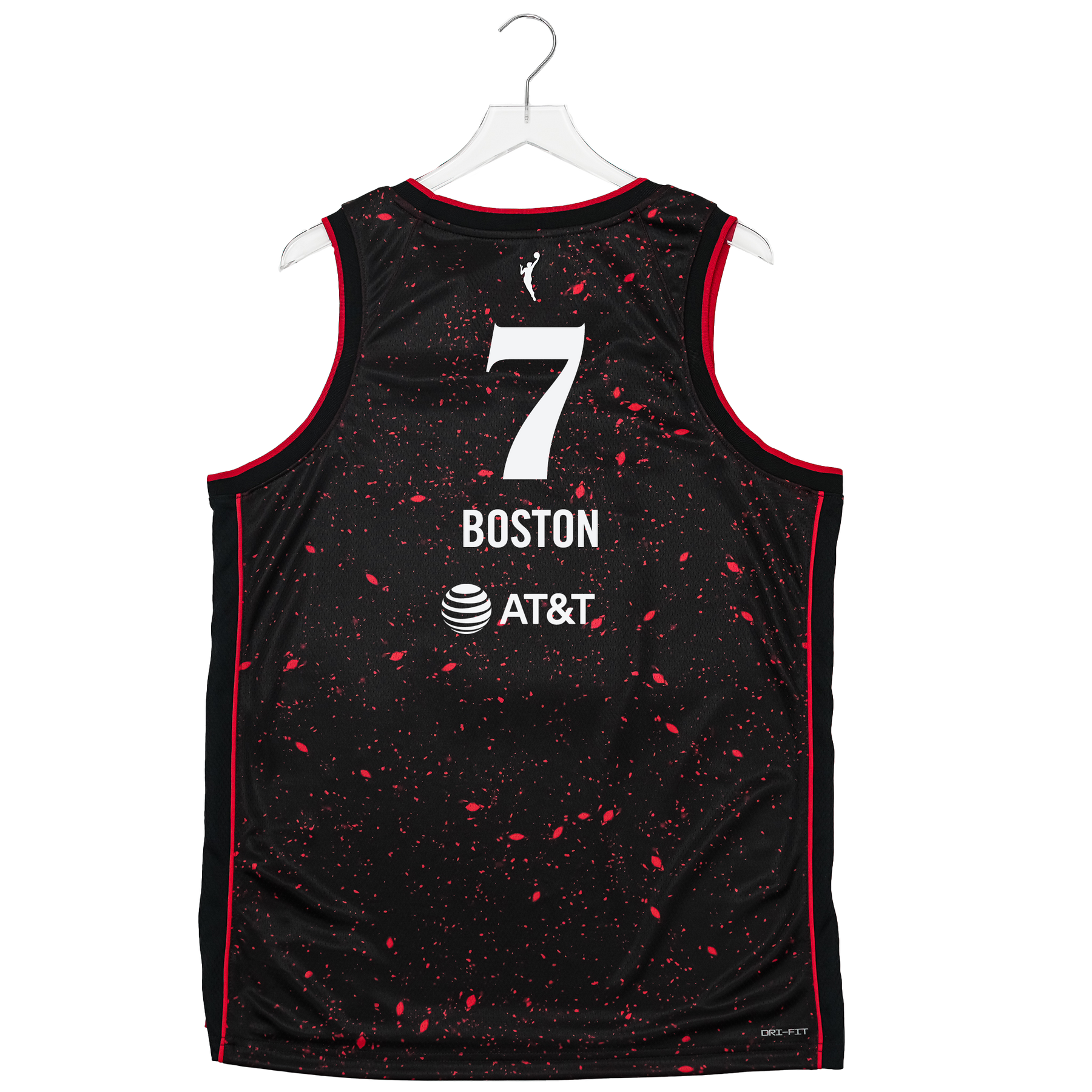 Adult Indiana Fever #7 Aliyah Boston Stranger Things Rebel Swingman Jersey - Rebel Edition - Black