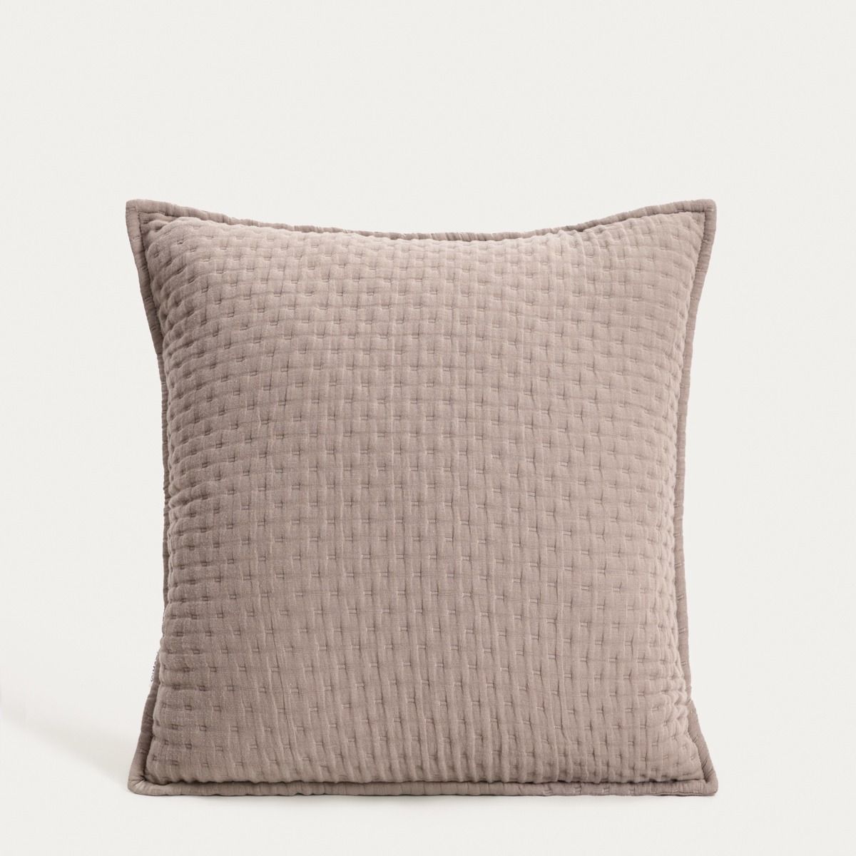 Poszewka ANISHA beżowa z ozdobnym pikowaniem 45x45cm