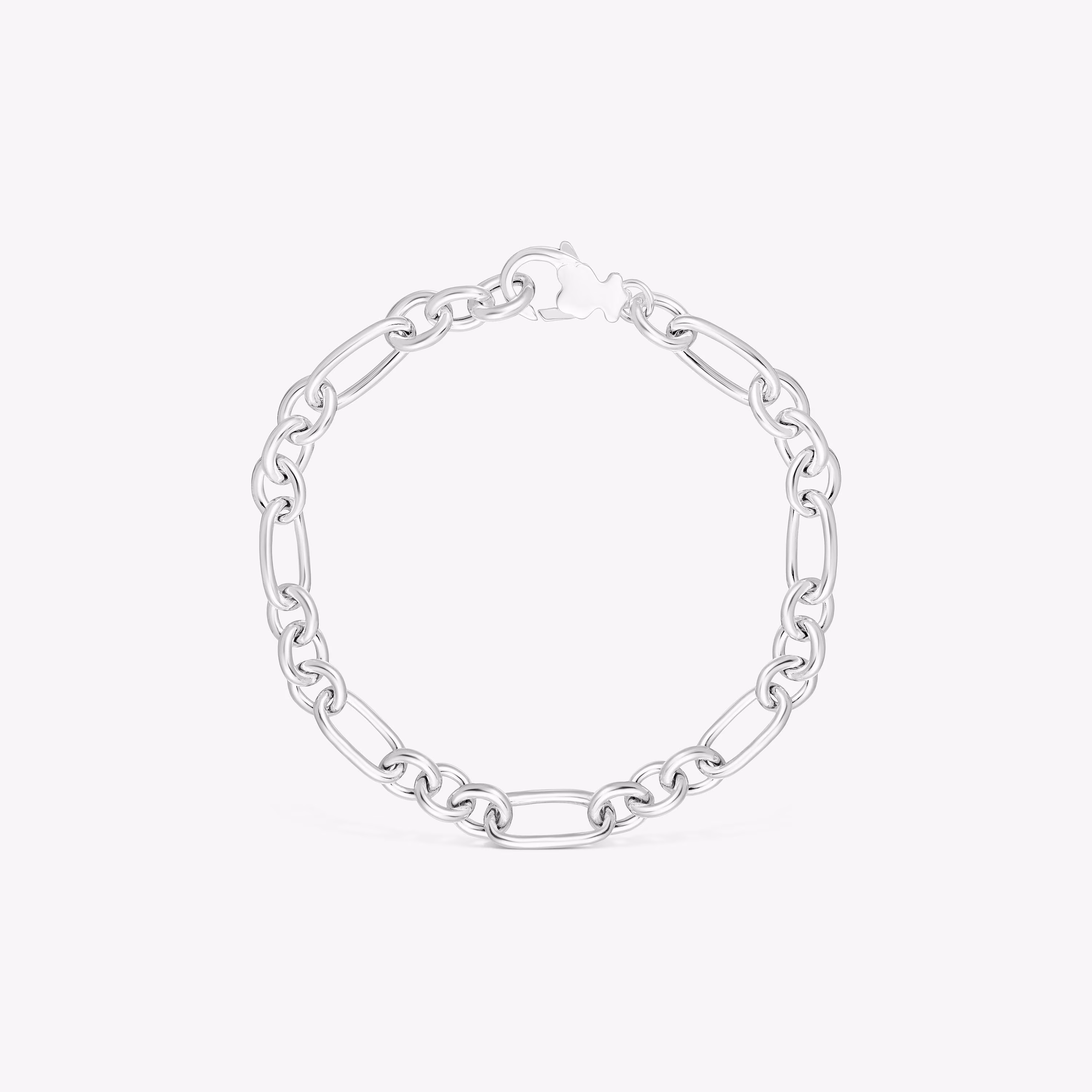 Pulsera cadena anillas de plata Sweet Dolls