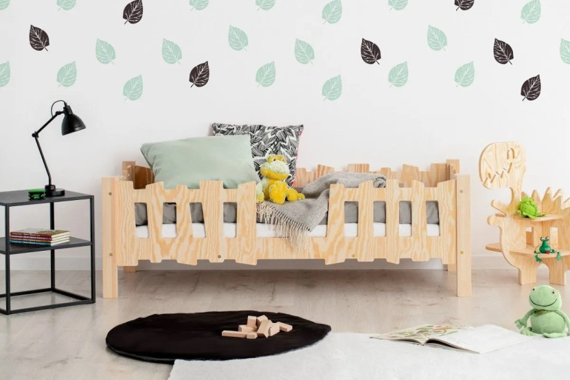 Łóżko dziecięce PIKKO S 70x140 sosna bez szuflady/bez materaca