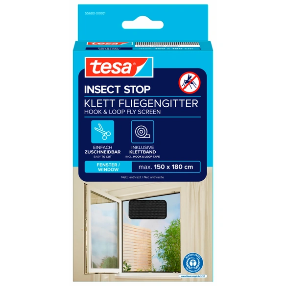 Fliegengitter »Insect Stop«, für Fenster, LxB: 150 cm x 180 cm, anthrazit