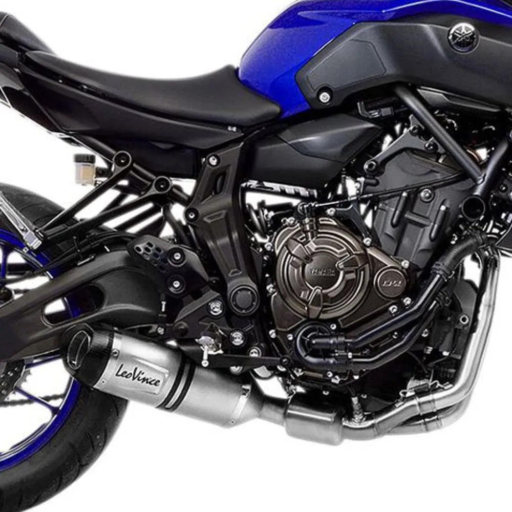 Leovince One Evo Yamaha MT-07 14251E Stainless Steel Not Homologated Full Line System