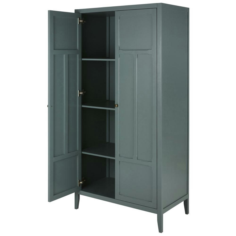 Chamarel - Dressing 2 portes battantes vert foncé