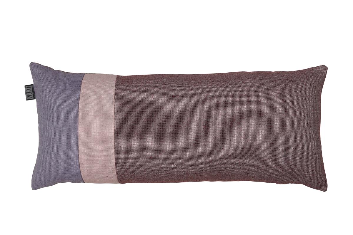 KAAT Amsterdam decoratiekussen Reload - 30x60 cm - aubergine