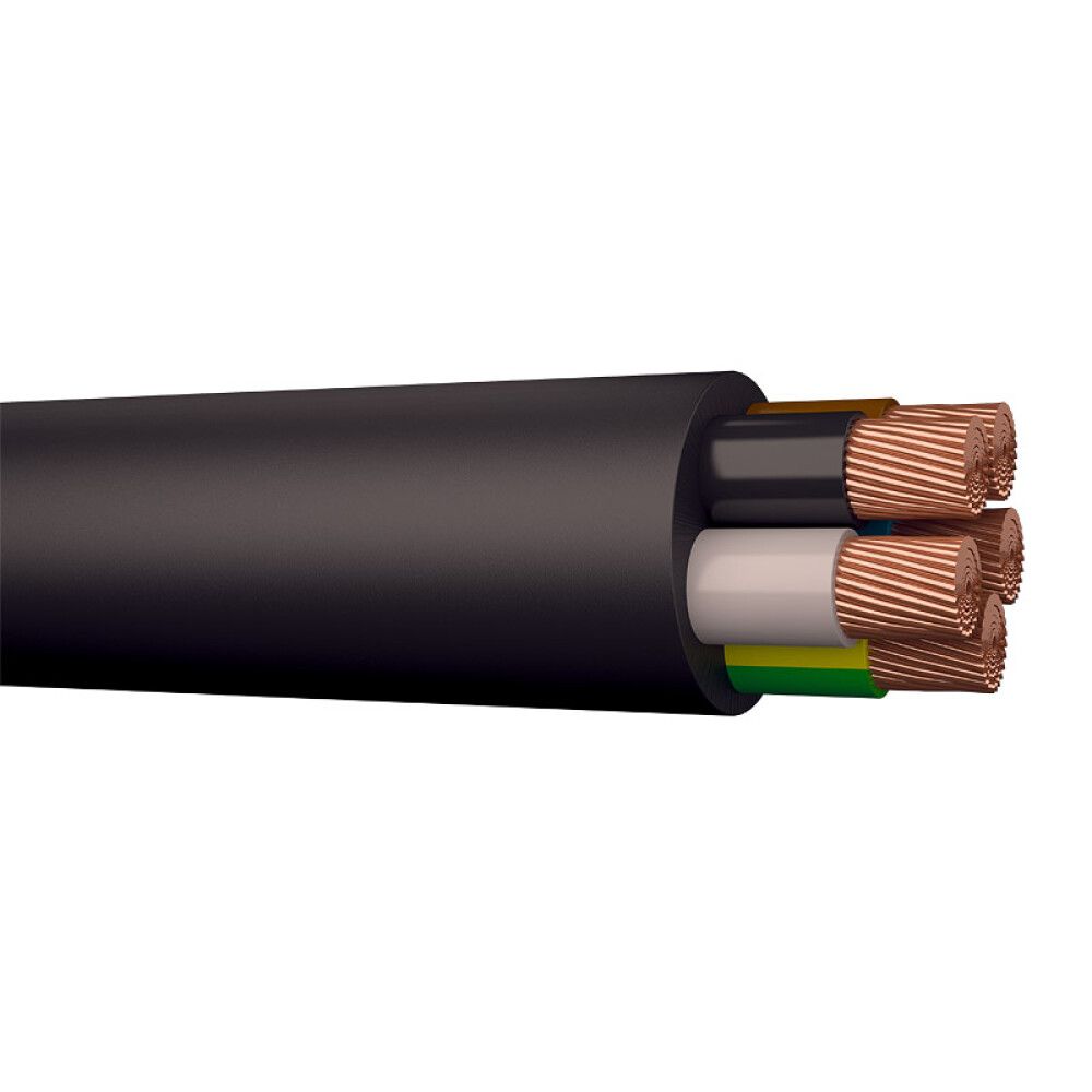 KABEL DRAKAFLEX H07RN-F 5G2,5 METERVARE SVART
