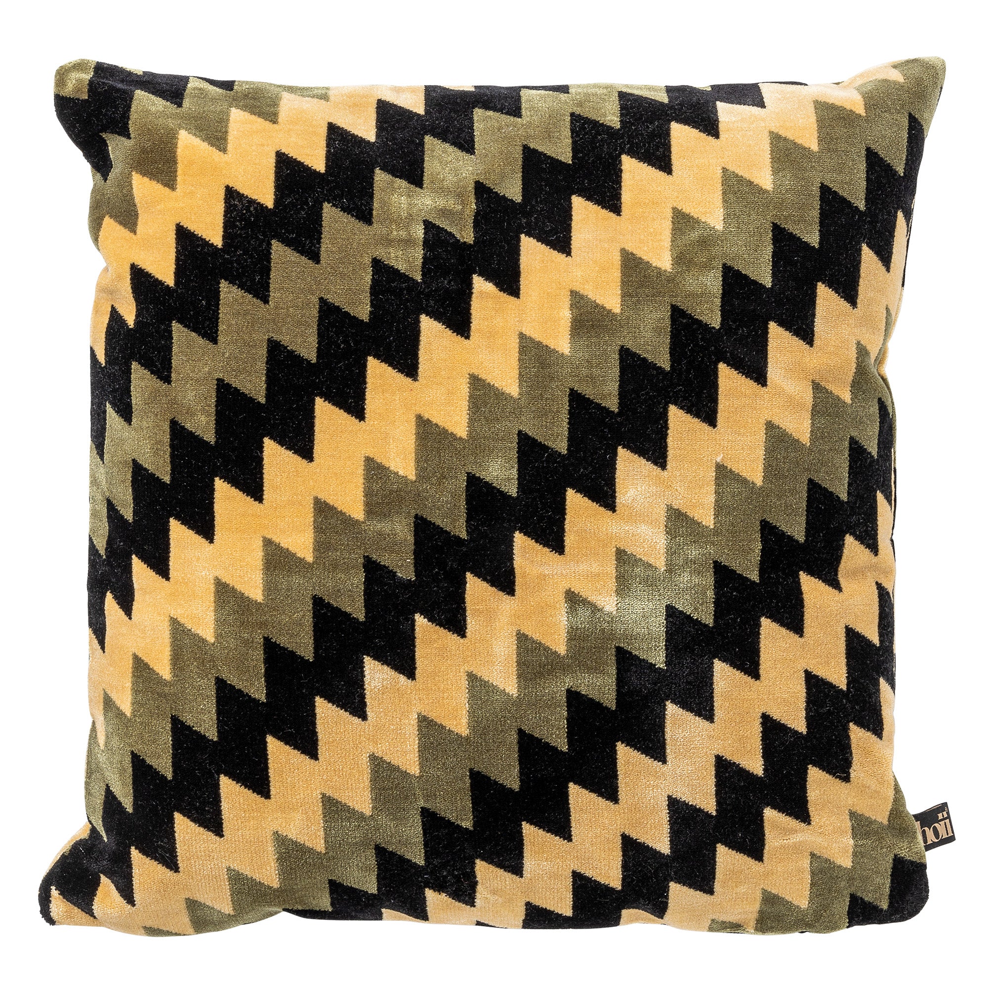 FRANCESCO | sierkussen 45x45 cm | Military Olive | groen | multicolor | Hoii | met duurzame kussenvulling