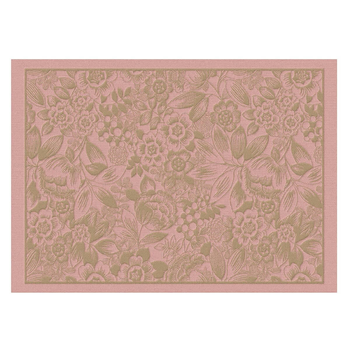 OSMOSE FLORALE - Set de table en coton tremiere 50 x 36