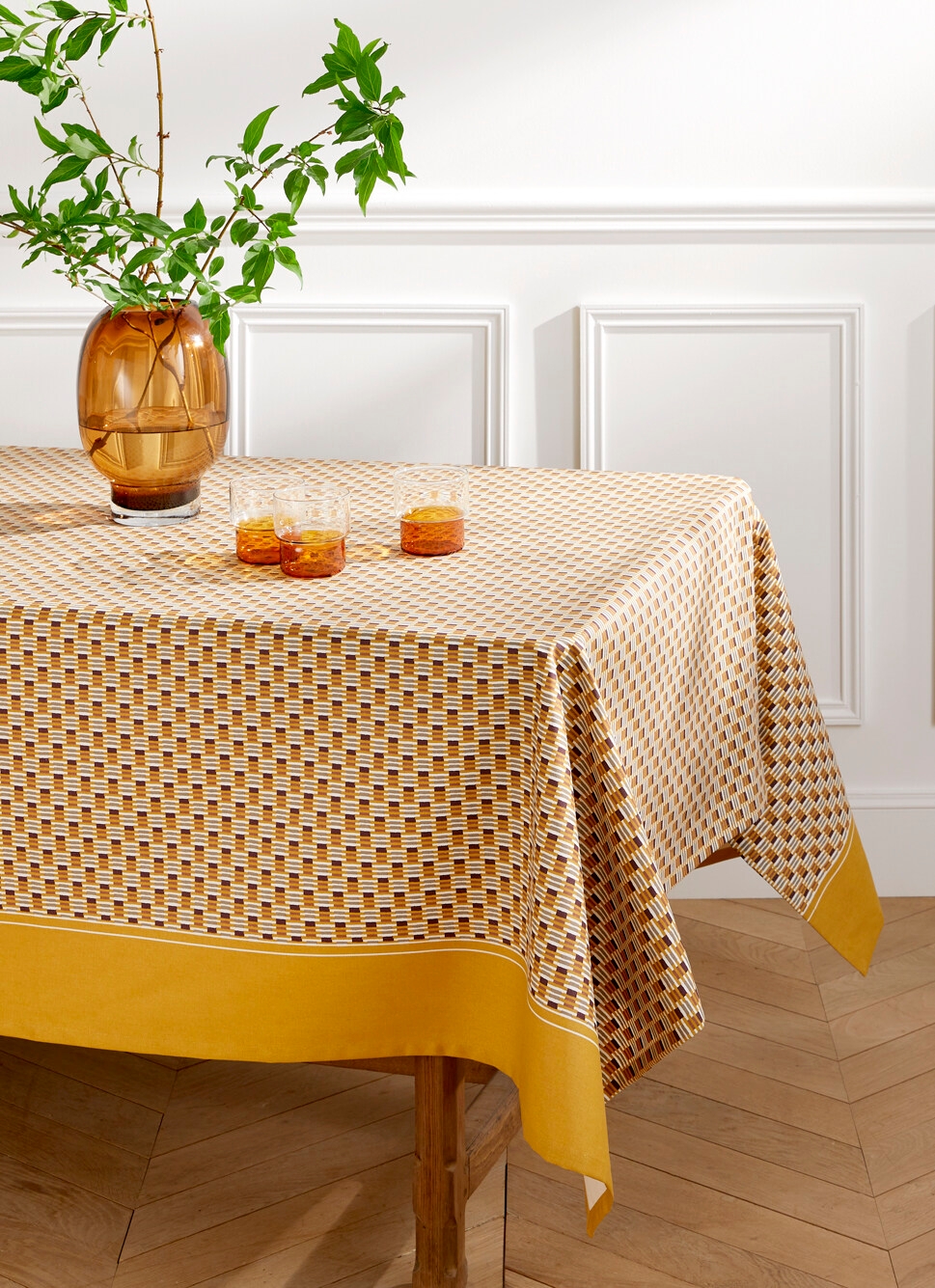 NAPPE ENDUITE EMMA MULTICOLORE/JAUNE
