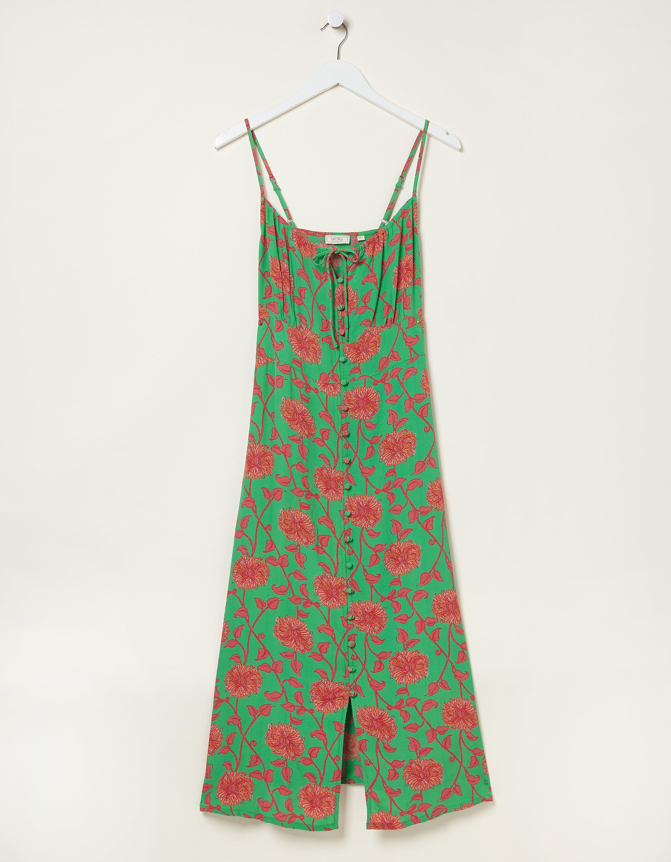 Ariel Bali Blooms Midi Dress