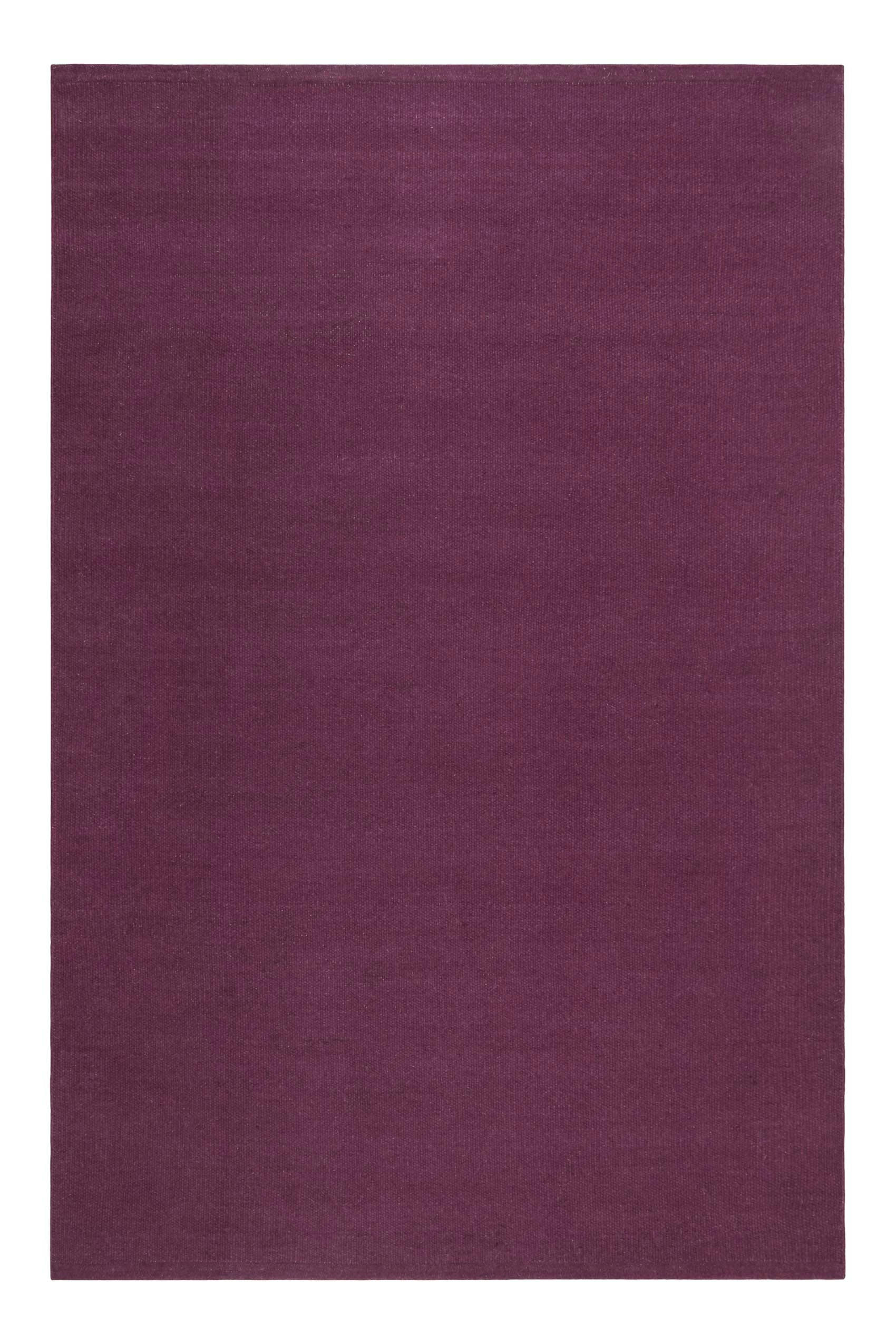 MAYA KELIM - Tapis tissé main pure laine vierge violet lilas 160x230