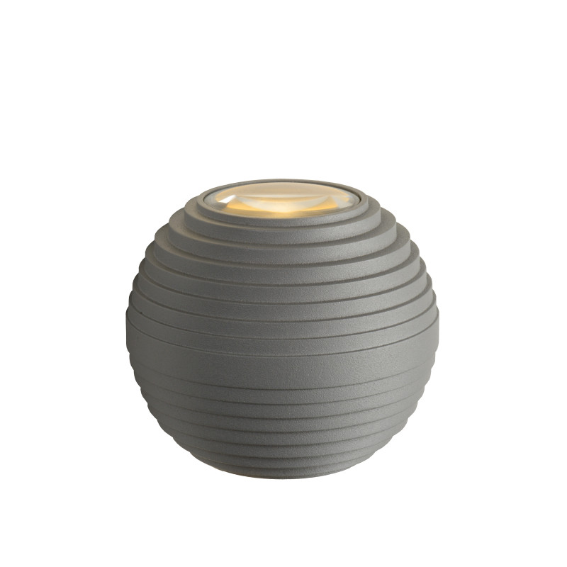 Applique extérieure LED Ayo grise 2 x 3 W LUCIDE