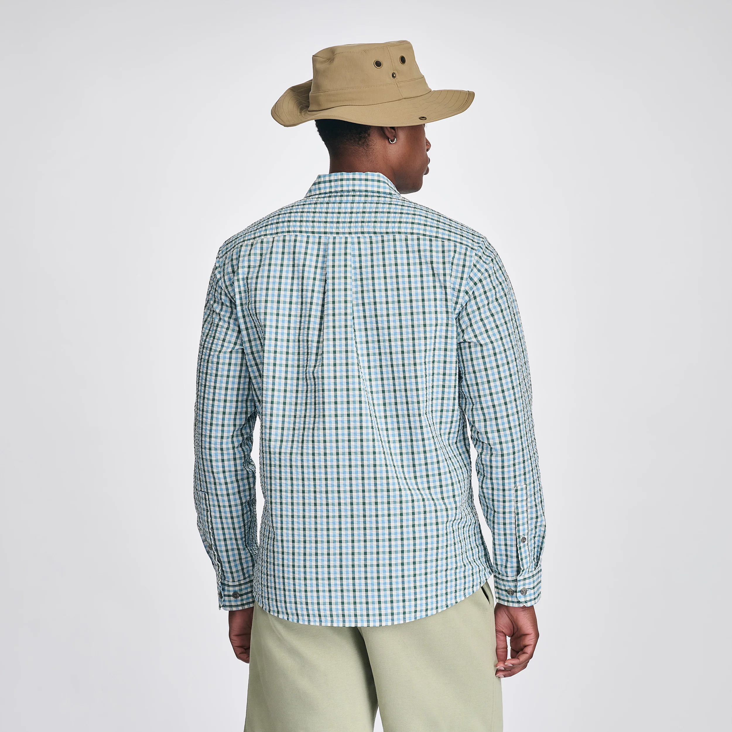 Men's Long-Sleeve Pack It 3.0 Seersucker Shirt