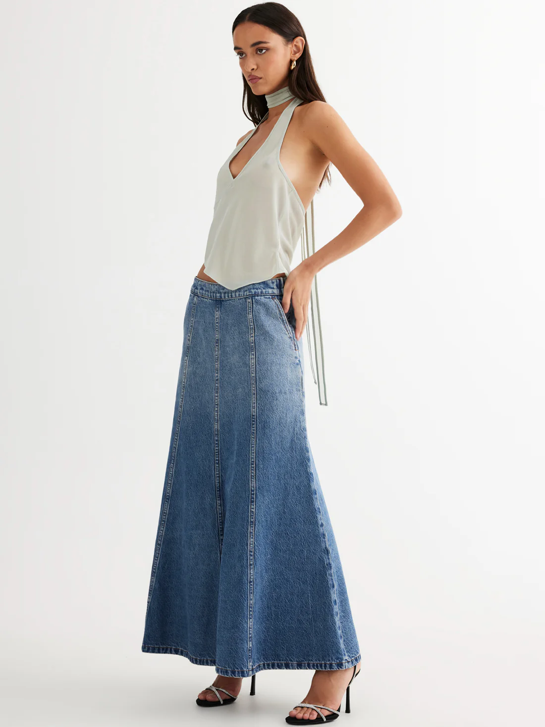 Wyoming Denim Skirt